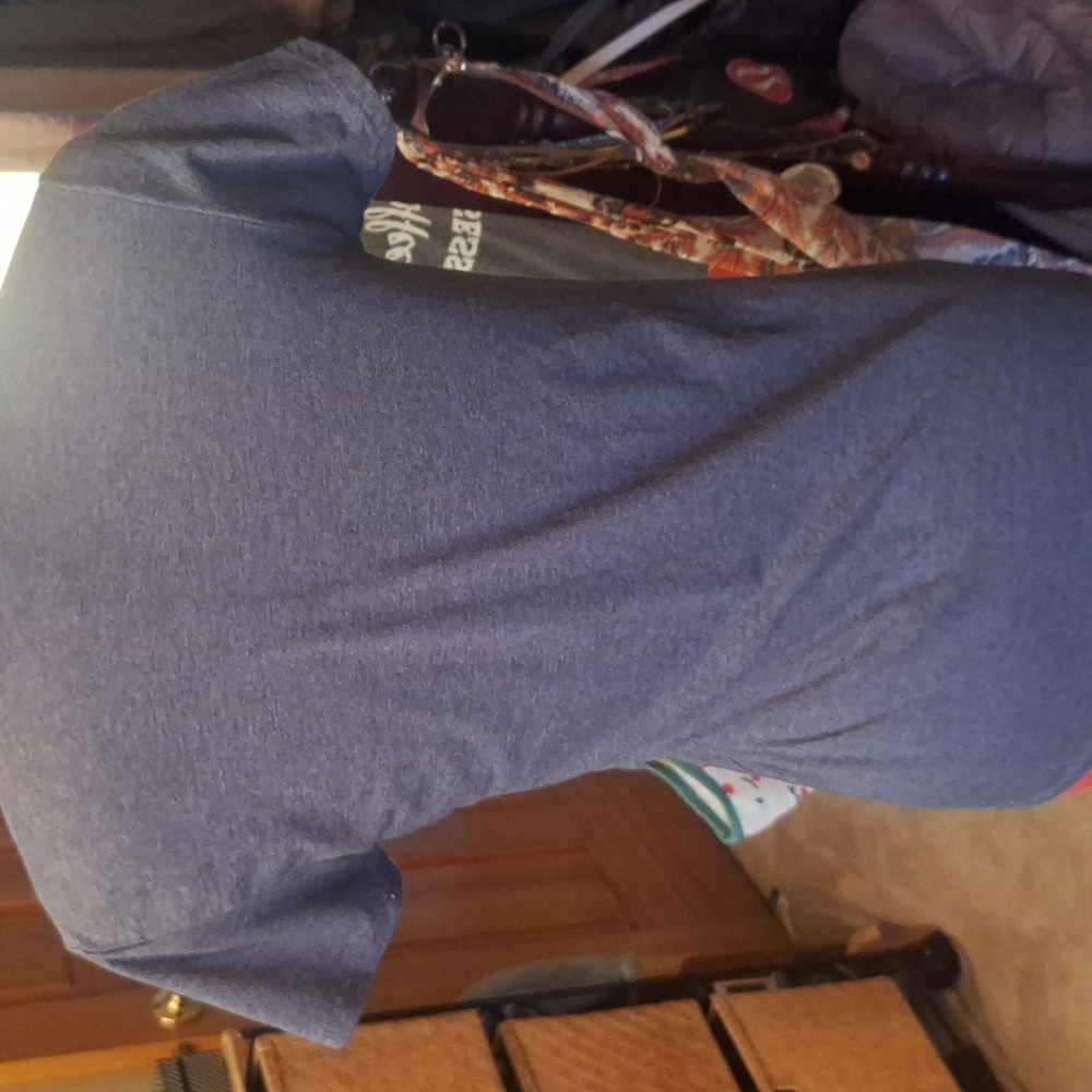 Anvil Dark Gray Ring Spun Tee Size SP - Picture 3 of 8